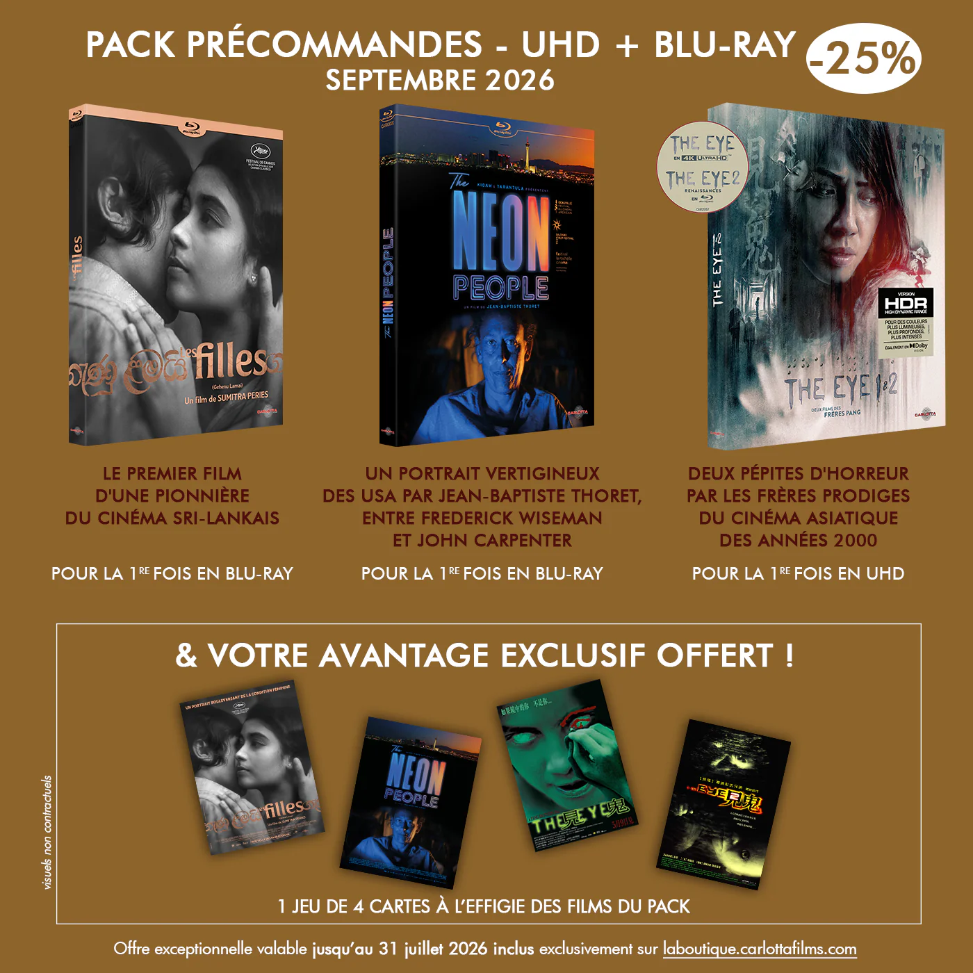 Sorties de septembre 2026